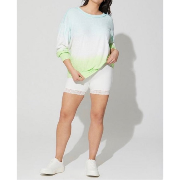 🆕 5 Inch Inseam Lace Trim Bike Short 2 2X 3 3X 22 24 NWT Torrid New White Cream - Picture 3 of 5